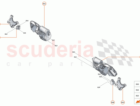 Photo of BRACKET UPRIGHT EPB CARBON LH…