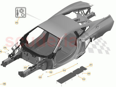 Photo of Stud M6x20 Windscreen Surround FH M6 20ZI…