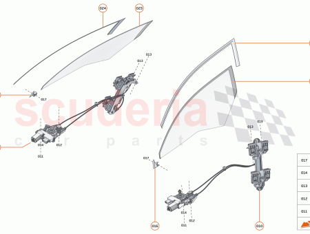Photo of RETAINER DROP GLASS RH…