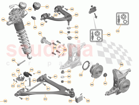 Photo of Upright Suspension Front LH 675LT…