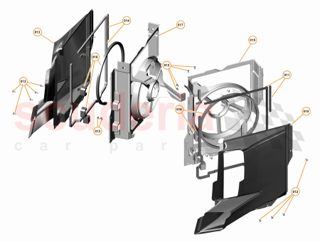 Photo of Foam Sealing Radiator Duct Upper Front RH…