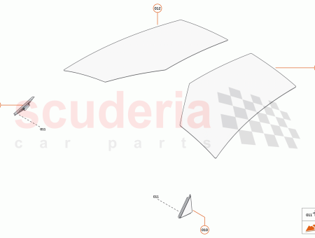 Photo of DOOR GLASS UPPER RH…