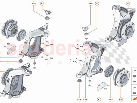 Photo of UPRIGHT SUSPENSION FRONT LH…