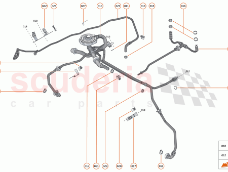 Photo of FUEL PURGE ASSEMBLY INLET MANIFOLD ENGINE…