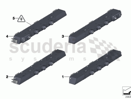 Photo of Operating unit seat functions right 61 31…
