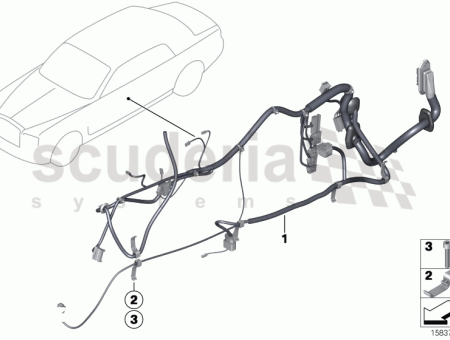 Photo of Door cable harness driver s side 61 12…