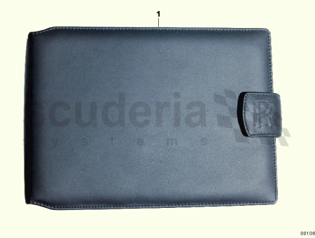 Photo of Case for car papers leather w contents 51…