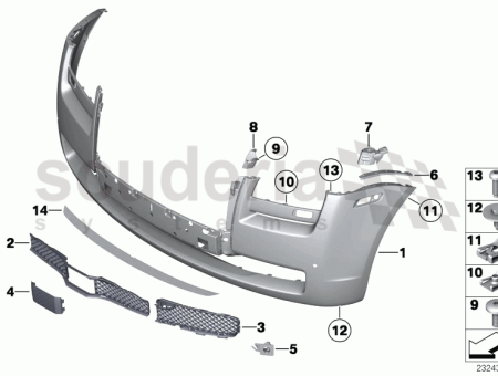 Photo of Panel bumper primed front 51 11…