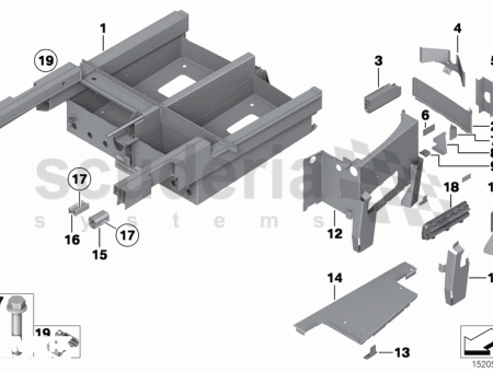 Photo of Bracket for rear silencer left 41 21…