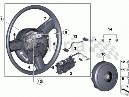 Photo of Control unit steering wheel electronics 61 31…