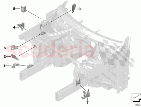 Photo of Bracket for gas spring left…