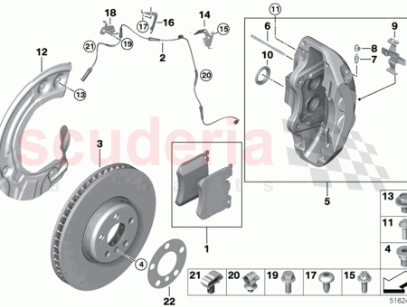 Photo of Caliper housing left…