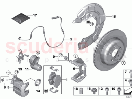 Photo of Caliper housing left…