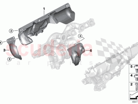 Photo of Heat shield exhaust manifold…