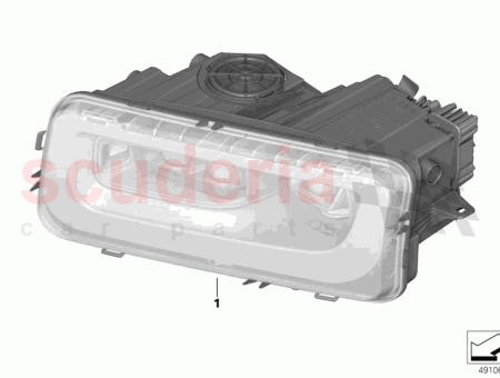 Photo of Headlight laser light left…