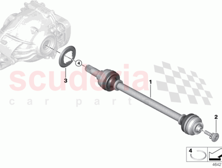 Photo of Output shaft rear left…