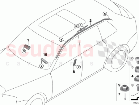 Photo of Knee protection airbag module right…