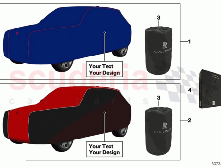 Photo of Car cover indoor 2 tone personalised…