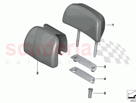 Photo of Headrest cushion rear…