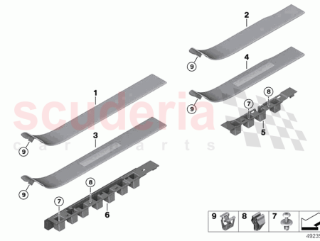 Photo of Door sill strip front right…
