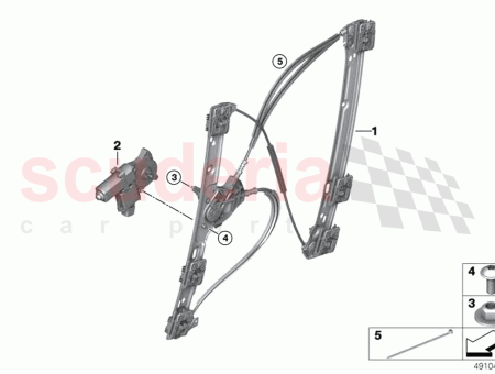 Photo of Window lifter without motor front left…