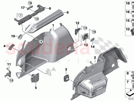 Photo of Trim panel capping luggage comp right…