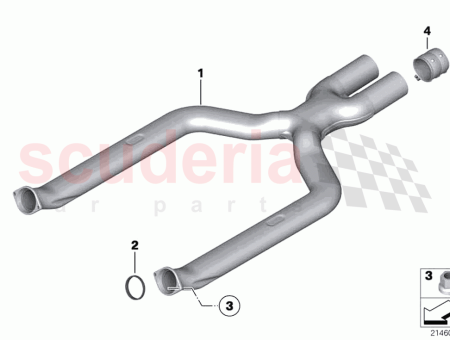 Photo of Front pipe with X joint 18 30…
