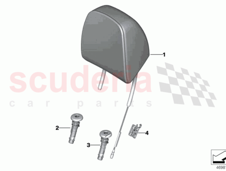 Photo of Guide headrest lockable…