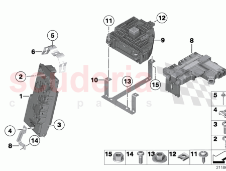 Photo of Power distribution box front…