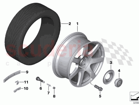 Photo of Disc wheel light alloy forged polished…