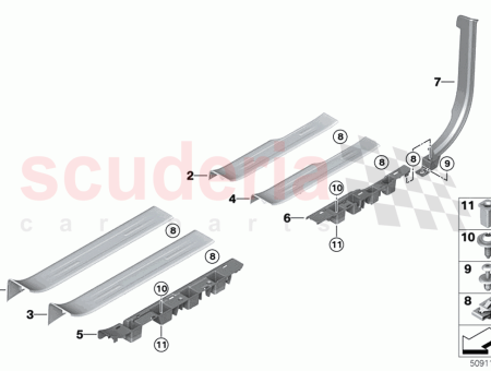 Photo of Support door sill rear left…