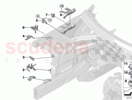 Photo of Bracket for gas spring left…
