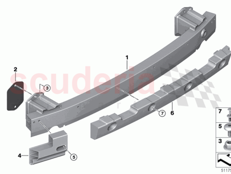 Photo of Absorber foam bumper rear…