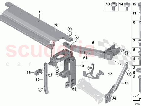 Photo of Support headlight support bracket right…