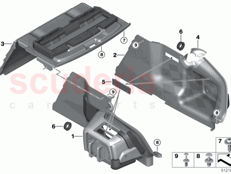 Photo of Trunk trim panel right…