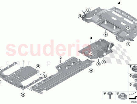 Photo of Underbody panelling tank left…
