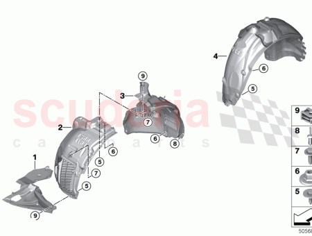 Photo of Wheel arch cover rear right 51 71…