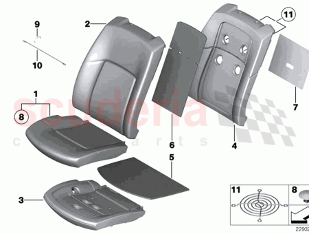 Photo of Seat cover leather right…