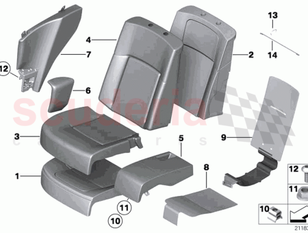 Photo of Foam section comfort backrest left…