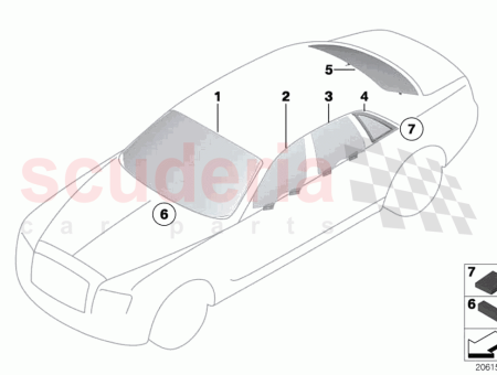 Photo of Side window fixed rear left…