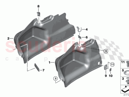 Photo of Trunk trim left…