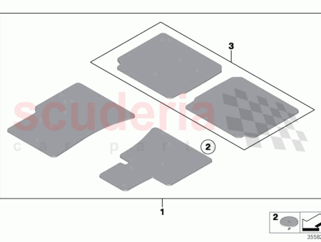Photo of Set floor mats velours rear…