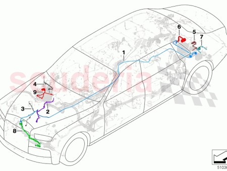 Photo of Wiring harness emARS underfloor…
