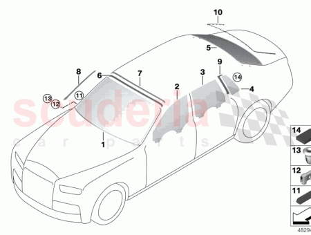 Photo of Side window door left rear…