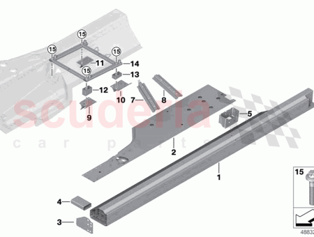 Photo of Mounting for rear seat…