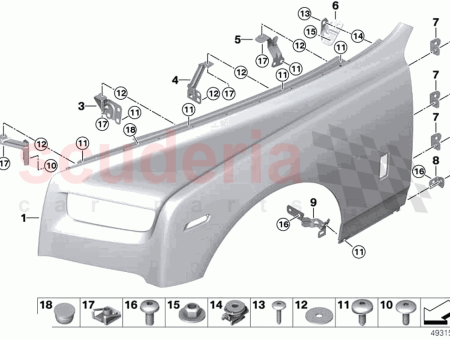 Photo of Oval head screw with dog point…
