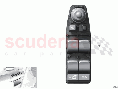 Photo of Operating unit switch cluster door…