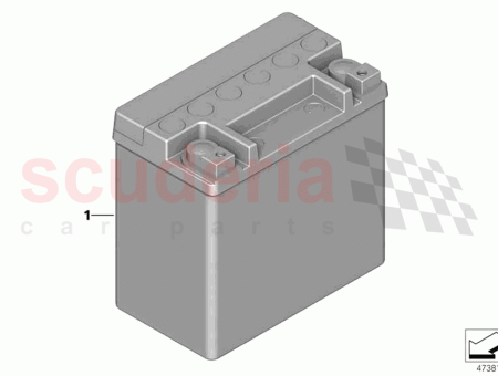 Photo of Original BMW AGM battery…