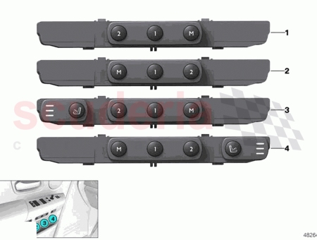 Photo of Operating unit seat functions right…