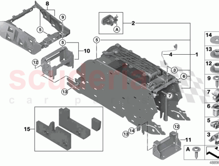 Photo of Centre arm rest lock…